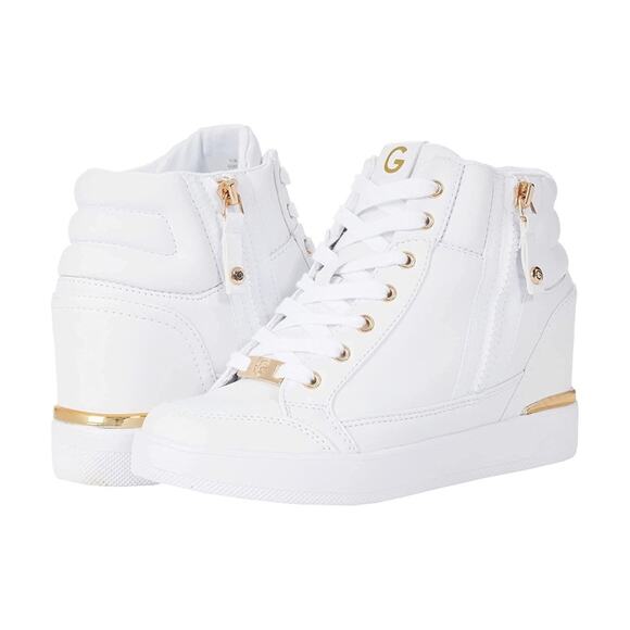 NWT GBG Los Angeles GBG Los Angeles Womens Nelly White 8.5M - Picture 1 of 14